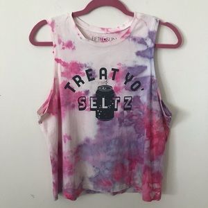 Fifth Sun Tie Dye Cropped Tank